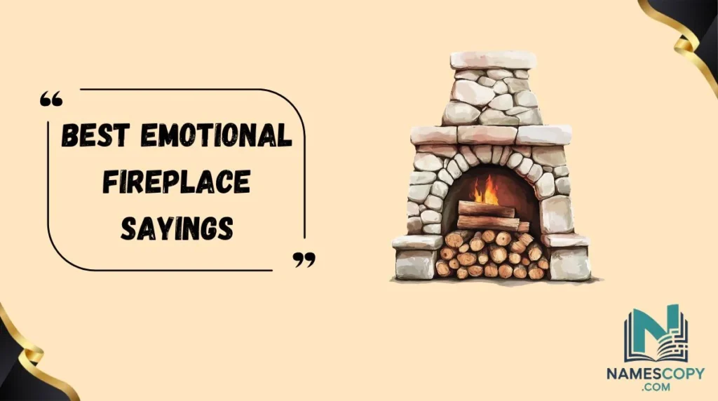 Best Emotional Fireplace Sayings