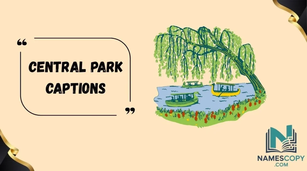 Central Park Captions