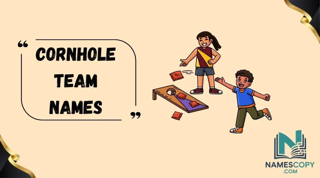 Cornhole Team Names