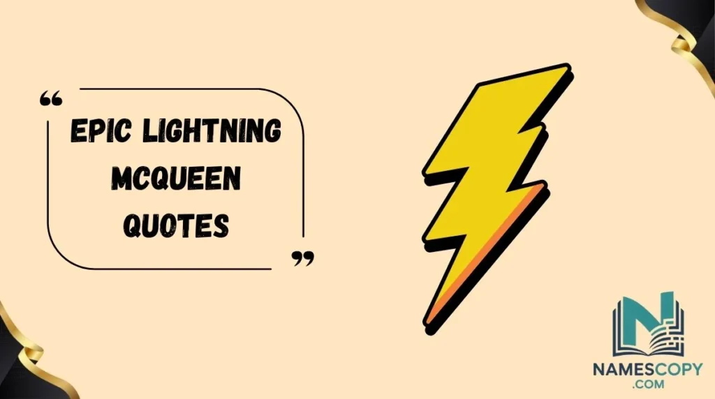 Epic Lightning McQueen Quotes