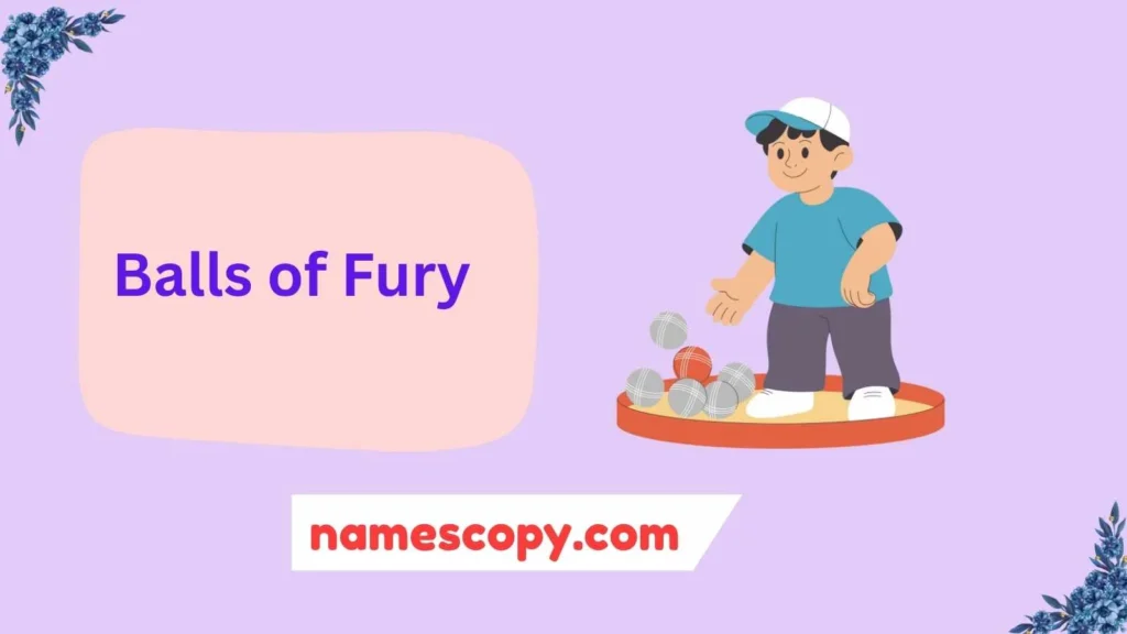 Funny Bocce Ball Team Names