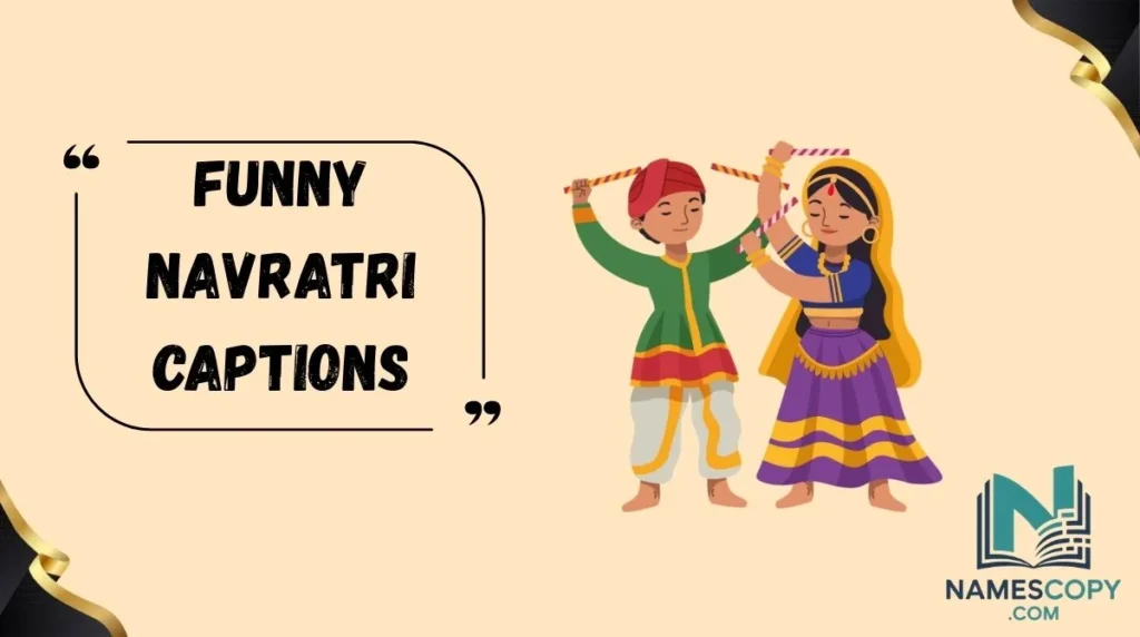 Funny Navratri Captions