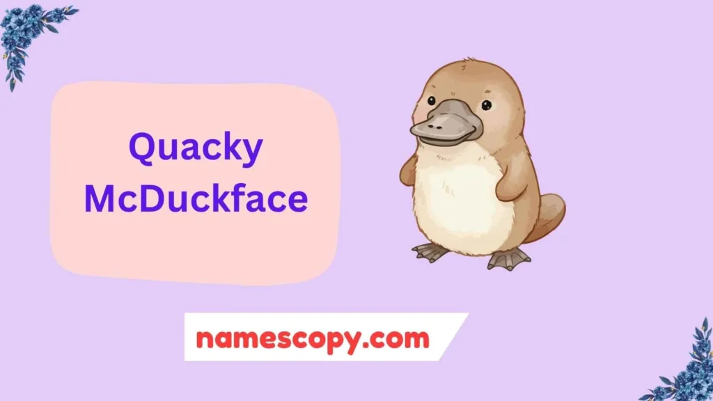 Funny Platypus Names