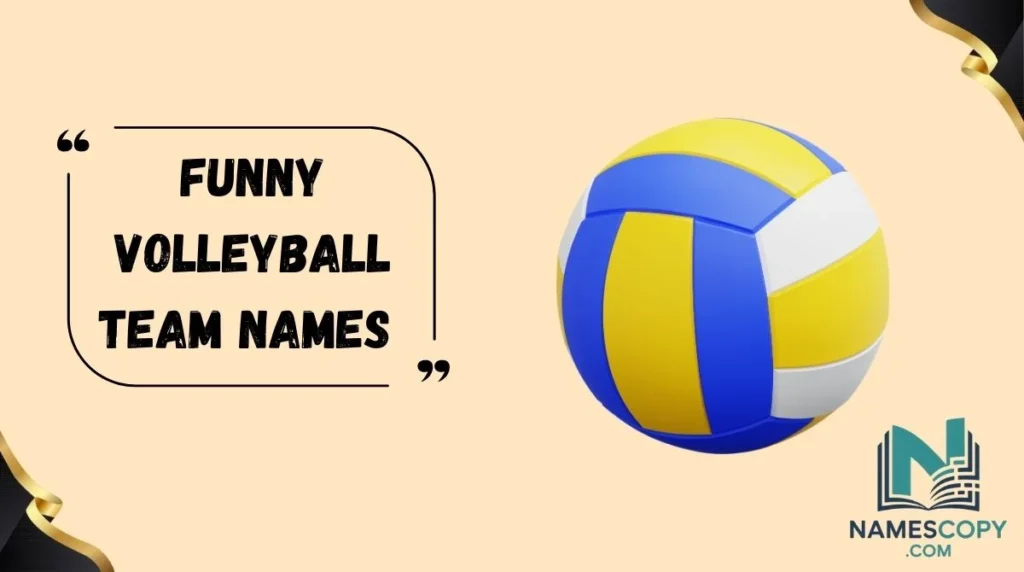 Funny Volleyball Team Names