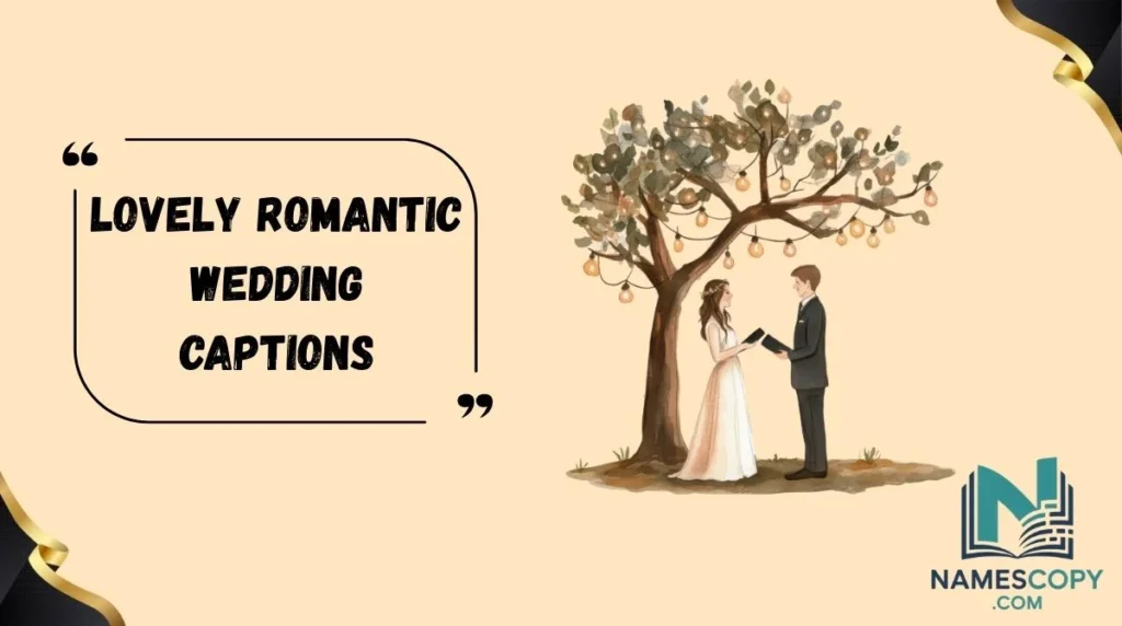 Lovely Romantic Wedding Captions