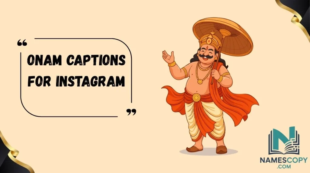 Onam Captions for Instagram