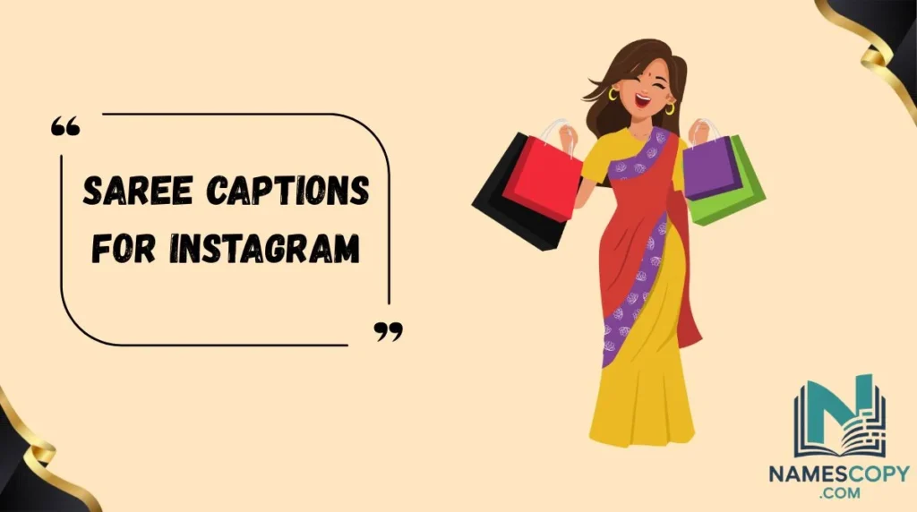 Saree Captions for Instagram
