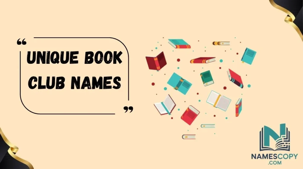 Unique Book Club Names