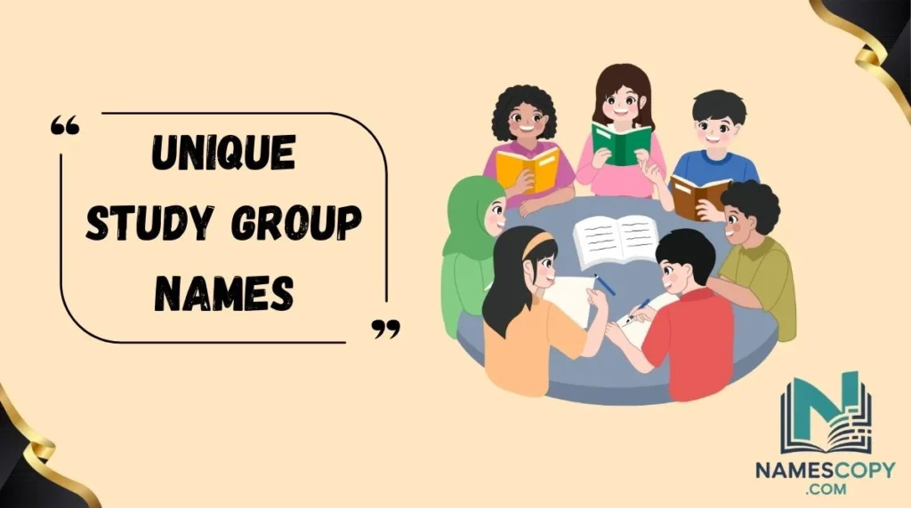 Unique Study Group Names