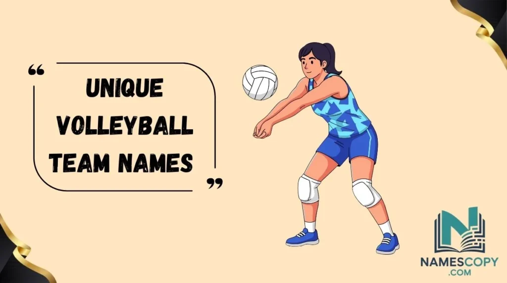Unique Volleyball Team Names