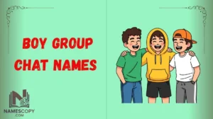 Boy Group Chat Names