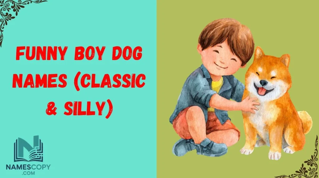 Funny Boy Dog Names (Classic & Silly)