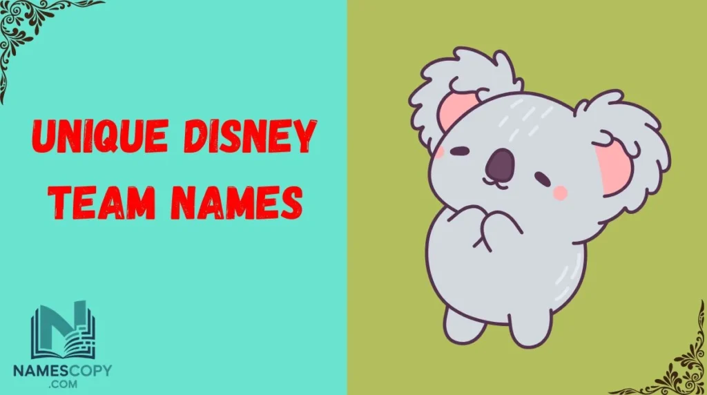 Unique Disney Team Names
