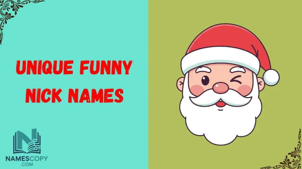 Unique Funny Nick Names